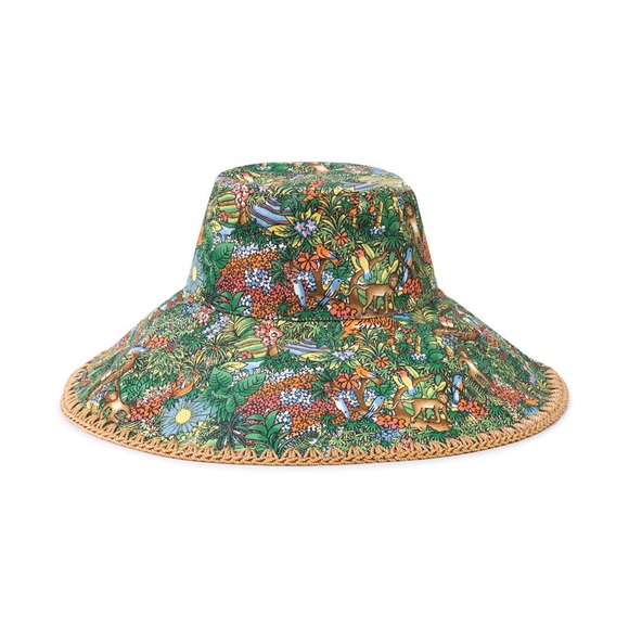 Sakroots Green & Red Bali Wana Greenthumb Sun Hat main image 10